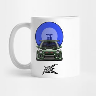 SUBARU IMPREZA WRX GC8 BUGEYE green Mug